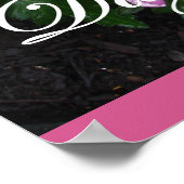 紫菊花フローラポスター ポスター (角)