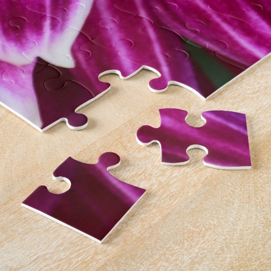 紫菊 – 花20x20 ジグソーパズル (側面)