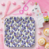 紫菖蒲の花 ペーパープレート (パーティー)