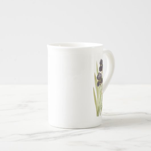 紫菖蒲の花 ボーンチャイナマグカップ (正面右)