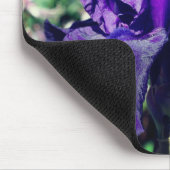 紫菖蒲パーソナライズされた花 マウスパッド (コーナー)