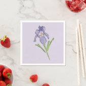 紫菖蒲絵を描花 スタンダードカクテルナプキン (インサイチュ)