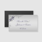 紫華美の銀フローラ渦巻き日付を保存 (正面/裏面)