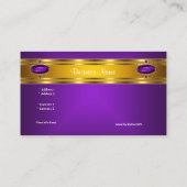 紫華美玉黄王室の金ゴールドリッチ2 名刺 (裏面)