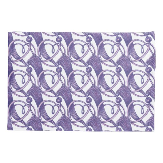 紫華美。 枕カバー (裏面-左)