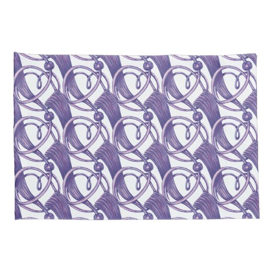 紫華美。 枕カバー (裏面-右)