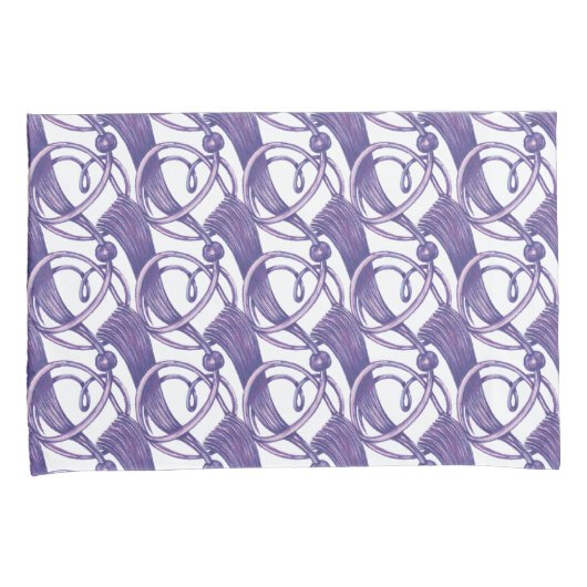 紫華美。 枕カバー (正面右)