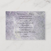 紫葉のギフト登録カード エンクロージャーカード (裏面)