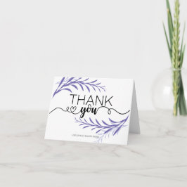 紫葉のサンキューカード(任意の大事な行事) カード