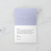 紫葉のサンキューカード(任意の大事な行事) カード (内部)