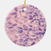 紫葉の模様 セラミックオーナメント (裏面)