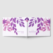 紫葉結婚テーマ ゲストブック (全面)