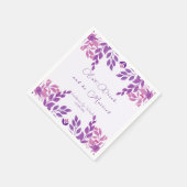 紫葉結婚テーマ スタンダードカクテルナプキン (角)