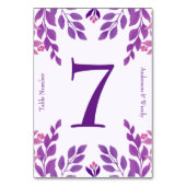 紫葉結婚テーマ テーブルナンバー (裏面)