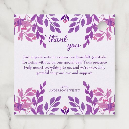 紫葉結婚テーマ フェイバータグ (裏面)