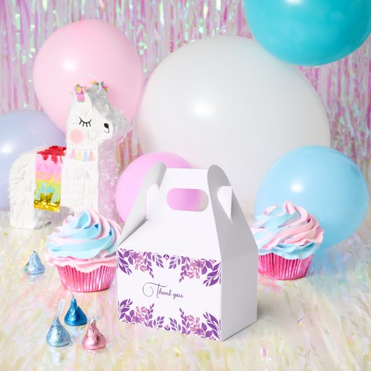 紫葉結婚テーマ フェイバーボックス (パーティー)