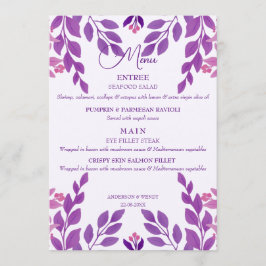 紫葉結婚テーマ メニュー