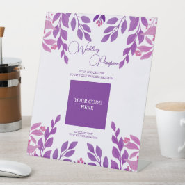 紫葉結婚テーマ 台座サイン