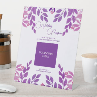 紫葉結婚テーマ 台座サイン