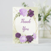 紫葉花結婚青 サンキューカード (スタンド正面)