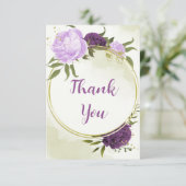 紫葉花結婚青 サンキューカード (スタンド正面)