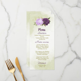 紫葉花結婚青 メニュー