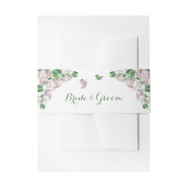 紫葉花結婚青 招待状ベリーバンド