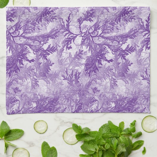 紫葉 キッチンタオル (折り畳み)