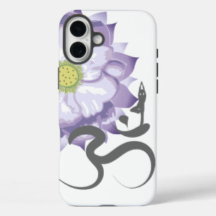 紫蓮の花ヨガ&ルーム/オウム禅書道 iPhone 16 PLUSケース