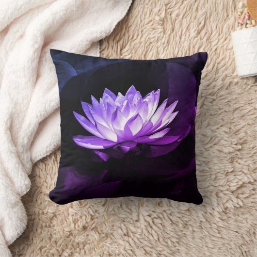 紫蓮まくら クッション (ブランケット)