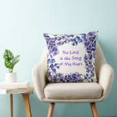 紫薄紫フローラ可逆化粧枕 クッション (椅子)