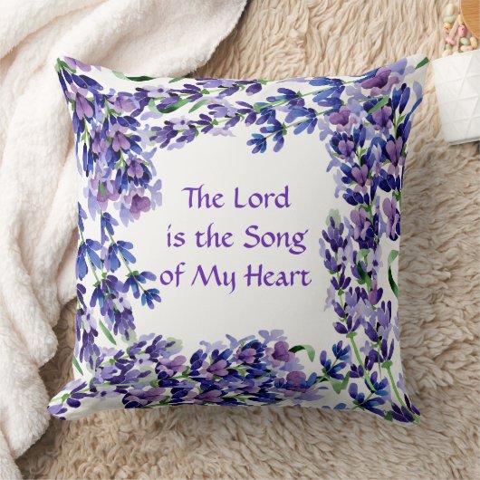 紫薄紫フローラ可逆化粧枕 クッション (ブランケット)