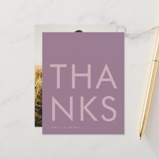 紫薄紫モダンモノグラはっきりしたム結婚ズ (正面/裏面インサイチュ)