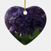 紫薄紫結婚の花 セラミックオーナメント (裏面)