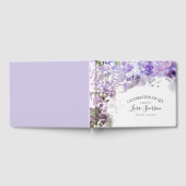 紫薄紫花お祝い記念碑 ゲストブック (全面)