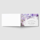 紫薄紫花お祝い記念碑 ゲストブック (全面)