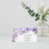 紫薄紫花屋 名刺 (スタンド正面)