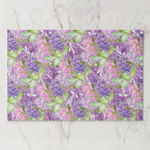 紫薄紫花模様涙遠くに