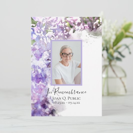 紫薄紫花葬式 プログラム (スタンド正面)