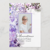 紫薄紫花葬式 プログラム (正面)