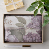 紫薄紫花蝶スクリプトの切り離し 薄葉紙 (ギフト)