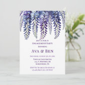 紫藤かわいらし花婚約パーティ 招待状 (スタンド正面)