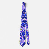紫藤の模様 ネクタイ (正面)