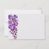 紫藤パーソナライズされた ノートカード (裏面)