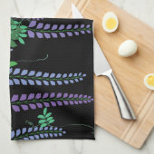 紫藤日本のフローラ キッチンタオル (四つ折り)