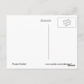 紫蘭の葉書 ポストカード (裏面)