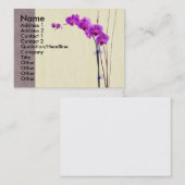 紫蘭 名刺 (正面/裏面)