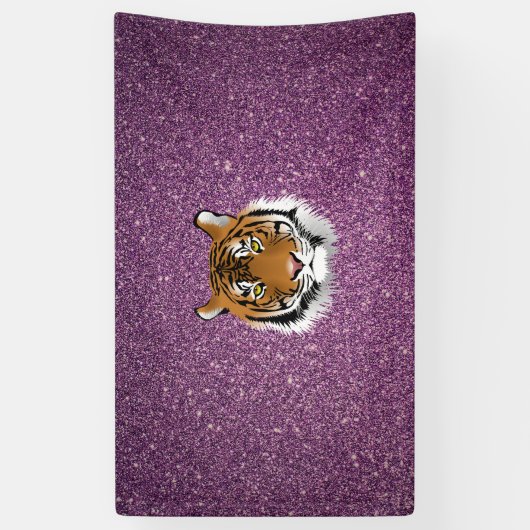 紫虎(グリッター) 横断幕 (縦)