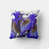 紫虹彩花の渦巻き クッション (裏面)