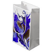 紫虹彩花の渦巻き スモールペーパーバッグ (裏面アングル)